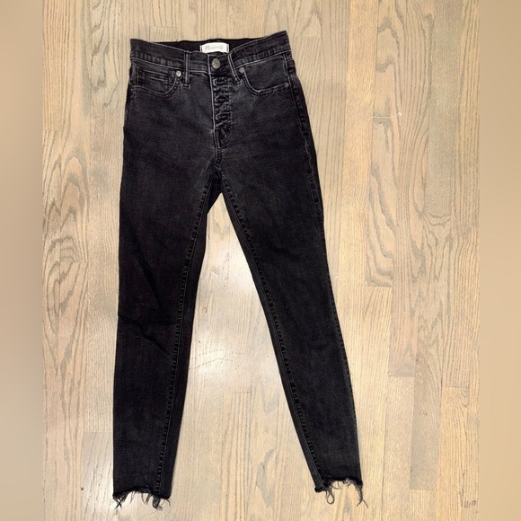 MADEWELL 9” High Rise Skinny Jean black women’s size 26 - Picture 3 of 8